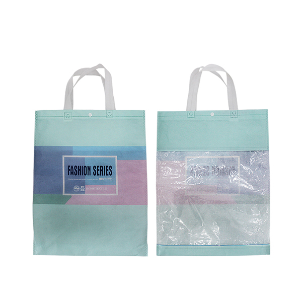 Non-woven Garment Bag with Button and Transparent Window