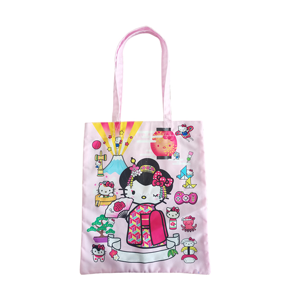 canvas bag with cartoon pattern