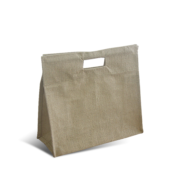 Square linen bag
